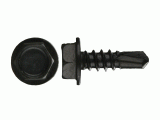 Hex Washer Head Tek Black Oxide Self Tapping Screws