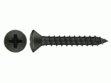 Phillips Oval Head Black Oxide Screws