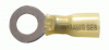 12-10 AWG Yellow 5/16" stud Heat Shrink Ring Terminal