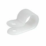 1/8" Natural Nylon Cable Clamp