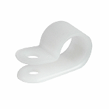 3/8" Natural Nylon Cable Clamp