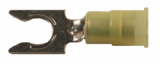 12-10 1/4" Nylon Locking Block Spade Terminal with Insulaton Grip