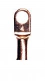 4 Gauge 1/4" Stud Copper Lug in Bag of 10