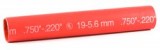 .750" - .220" Heavy Wall Adhesive Heat Shrink 12" Long Red