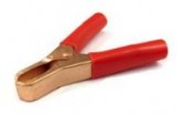 Miniature 50 AMP Battery Clamp Red Handles