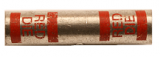 8 Gauge Heavy Duty Seamless Butt Connector (Red)