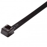 7" Black UV Nylon Cable Ties 50 lb test Bag of 100