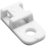 4 Way Entry Cable Tie Mount Natural #8 Screw