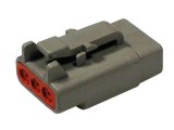 DTM06-3S Plug 3 Way Deutsch Connector DTM Series