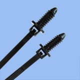 7" Black Nylon Fir Tree Cable Tie