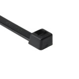 11" Black UV Nylon Heavy Duty Cable Ties 120 lb test Bag of 50