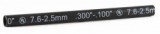.300" -  .100" Heavy Wall Adhesive Heat Shrink 12" Long Black