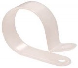 5/8" Natural Nylon Cable Clamp