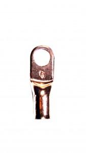 6 Gauge 1/2" Stud Copper Lug in Bag of 10