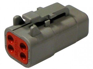 DTM06-4S Plug 4 Way Deutsch Connector DTM Series