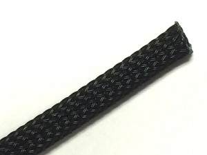 1" Black EXS Expandable Braided Sleeving