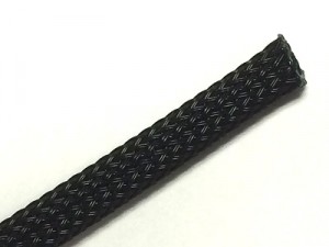 1-3/4" Black Expandable Braided Sleeving