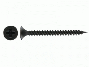 6 x 1" Stinger Black Oxide Screw Box of 100