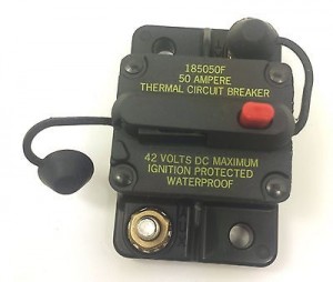 50 AMP Manual Reset Circuit Breaker 1 Each