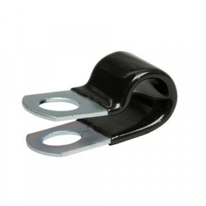 1/4" Vinyl Coated Steel Cable Clamp 3/8" stud