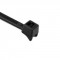4" Long UV Black Marine Fuel Line Cable Tie 18 lb tensile strength Bag of 100